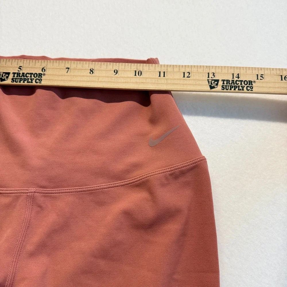 Nike Zenvy Dri-FIT Leggings Womens Small Canyon Rust Excellent High Waisted Yoga